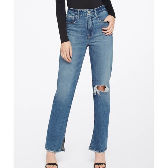 Good‎ American Good Boy Jeans Size 12 NWT - Picture 1 of 6